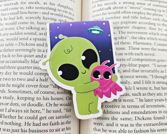 Alien Magnetic Bookmark