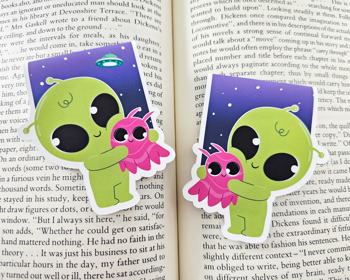 Alien Magnetic Bookmark