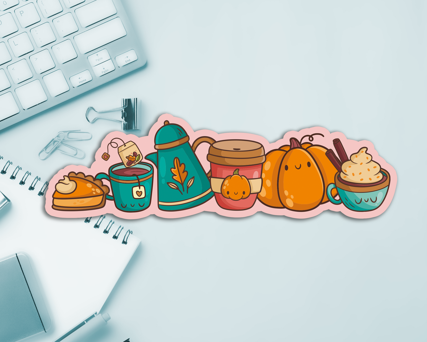 Autumn Vibes Long Sticker