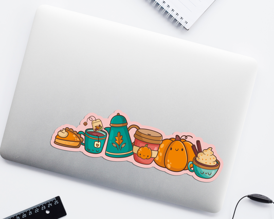 Autumn Vibes Long Sticker