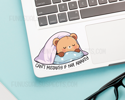 Sleepy Bear Sticker