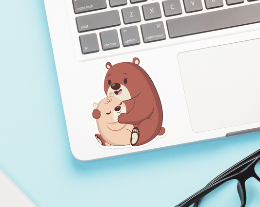 Bear and Cub Sticker