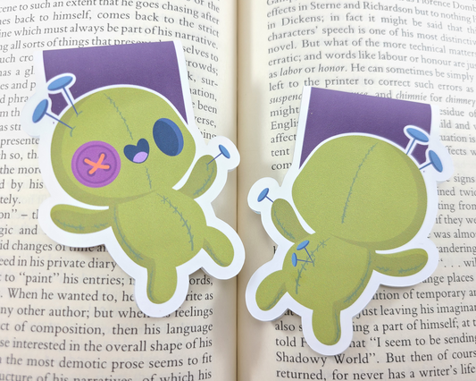 Halloween Voodoo Doll Magnetic Bookmark