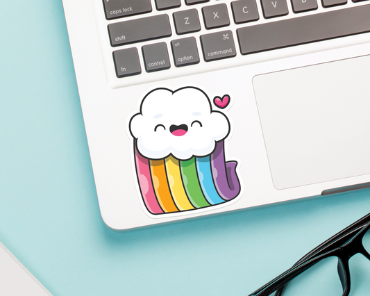 Cloud Rainbow Sticker
