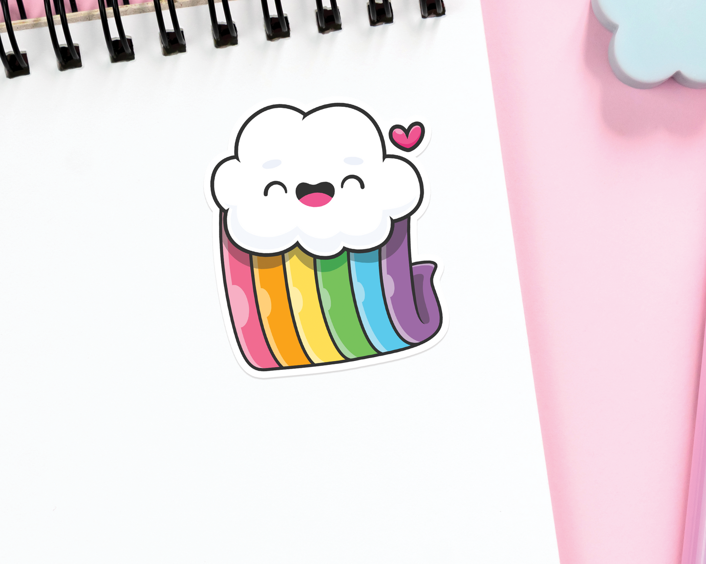 Cloud Rainbow Sticker
