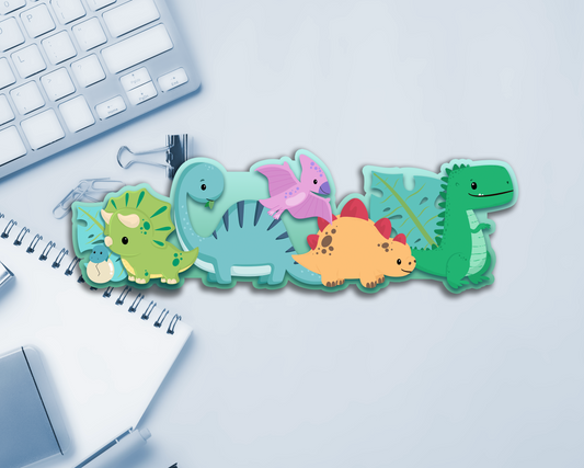 Dinosaur Long Sticker