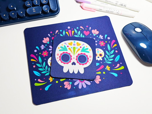 Day of the Dead Mousepad and Coaster Set