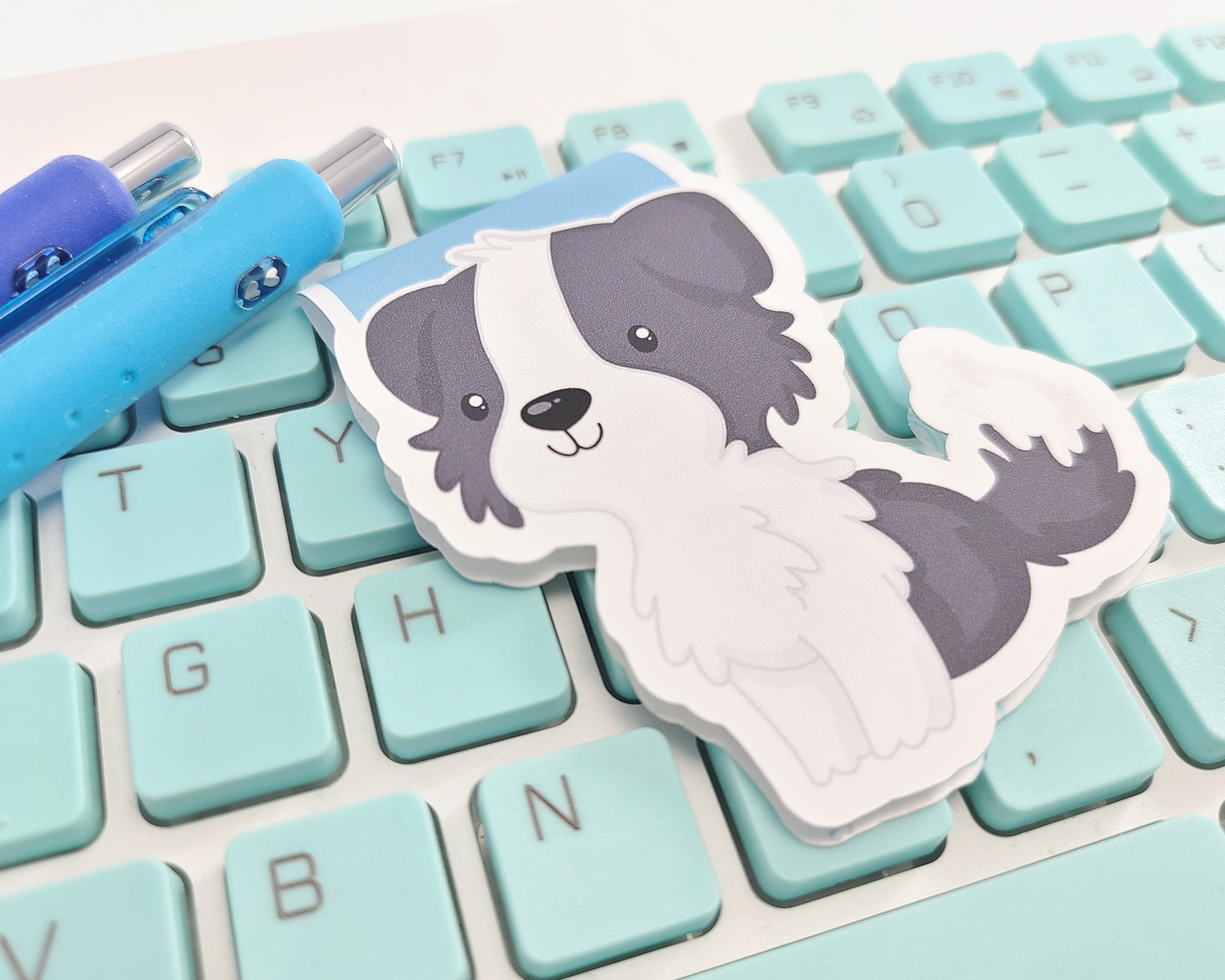 Dog B&W Magnetic Bookmark