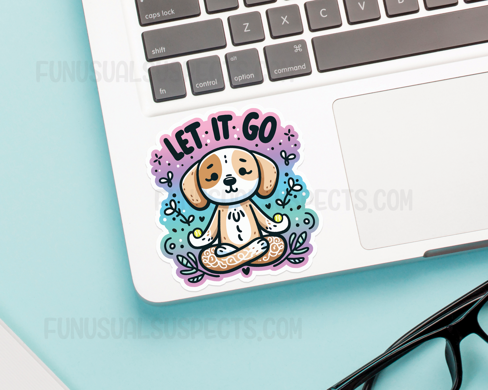 Dog Let It Go Sticker