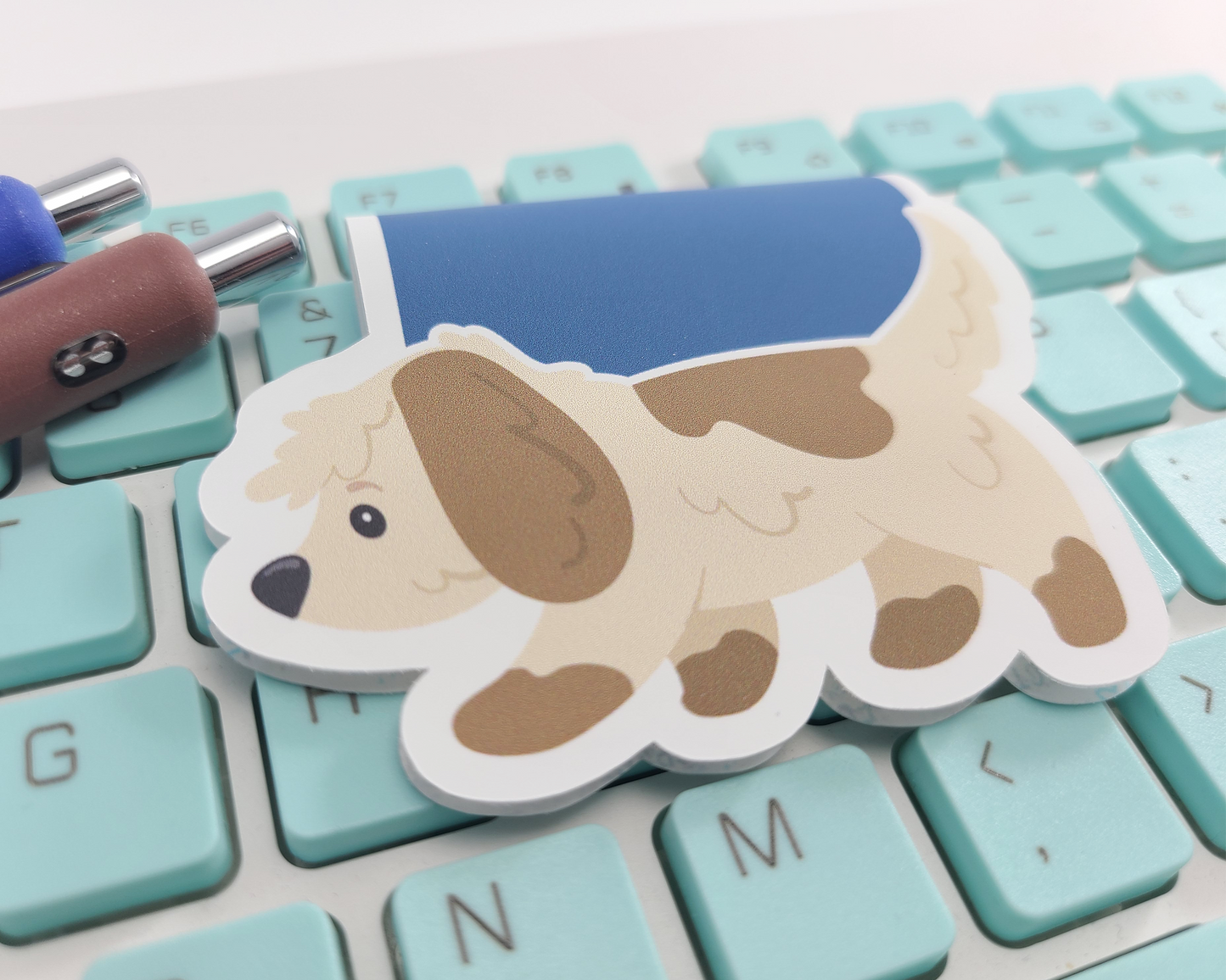Dog Sniffing Magnetic Bookmark