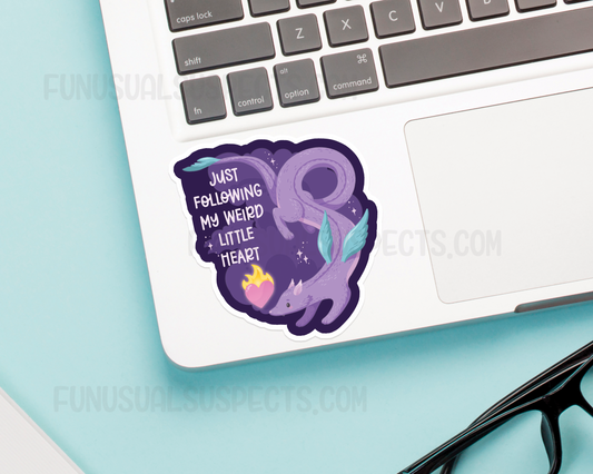Dragon Follow Your Heart Sticker