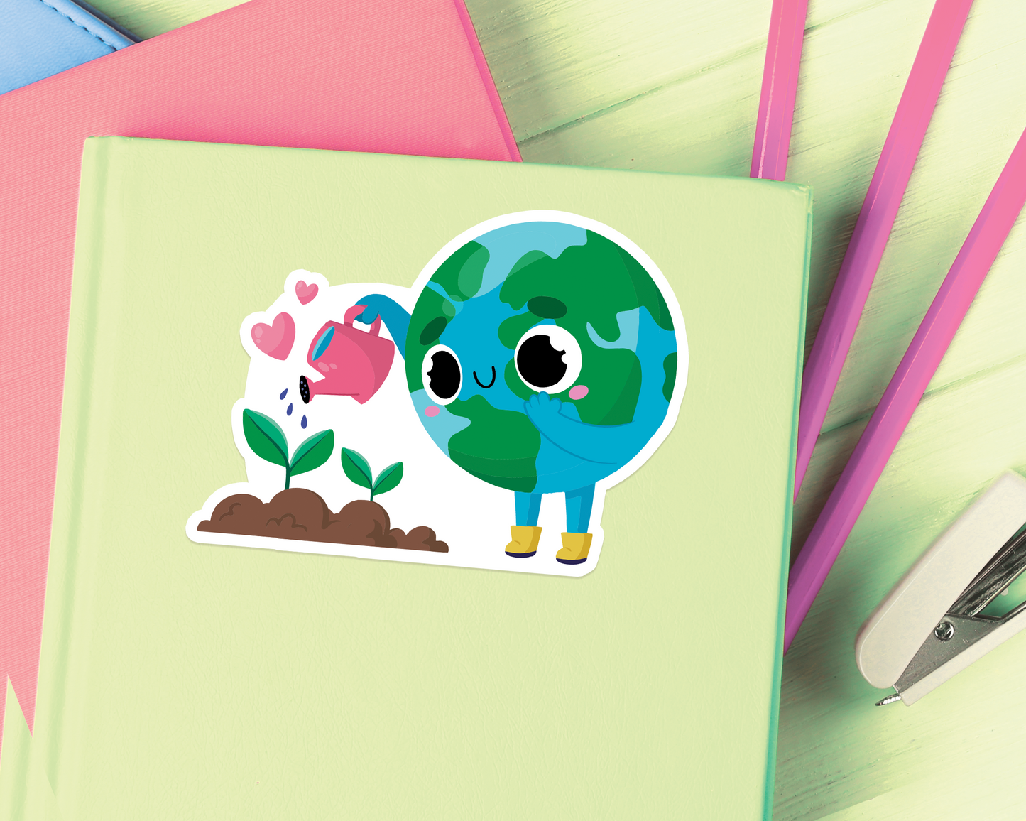 Earth Gardening Sticker