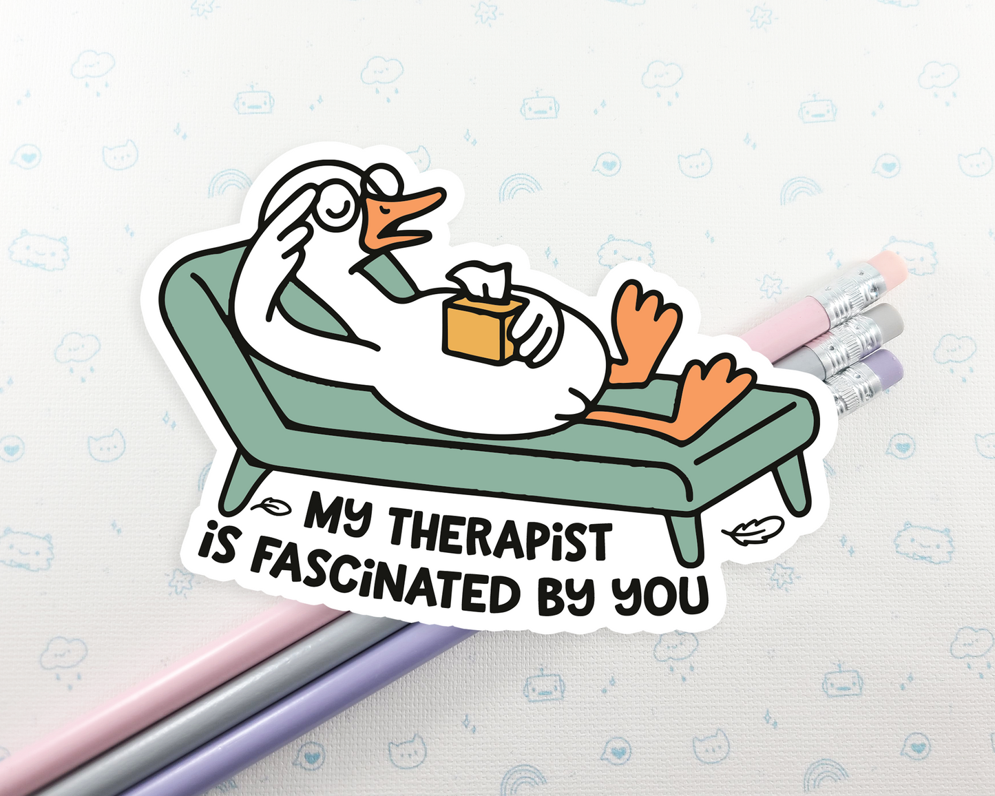 Goose Therapist Sticker