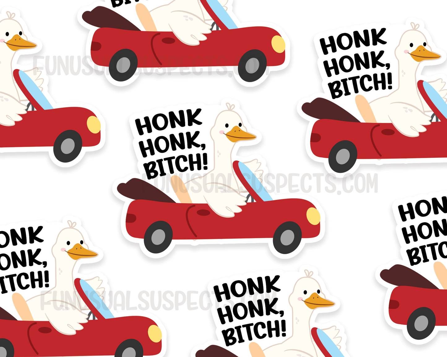 Goose Honk Honk Sticker