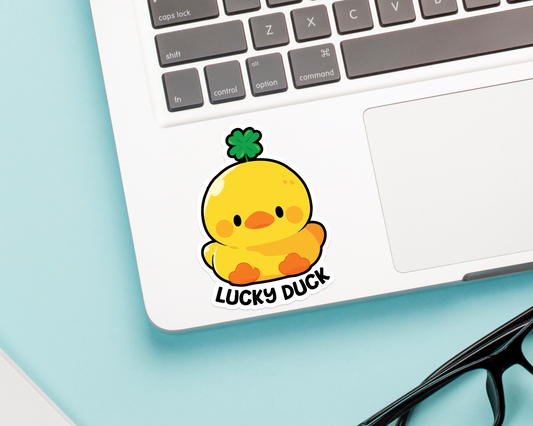 Lucky Duck Sticker