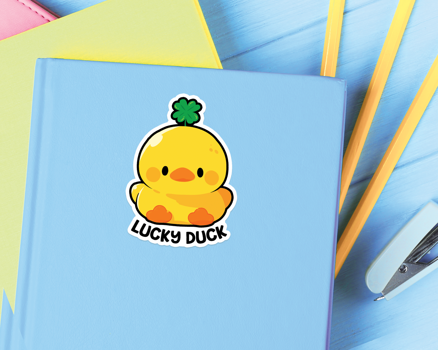 Lucky Duck Sticker