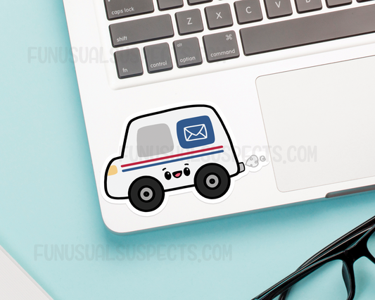 Mail Truck Sticker