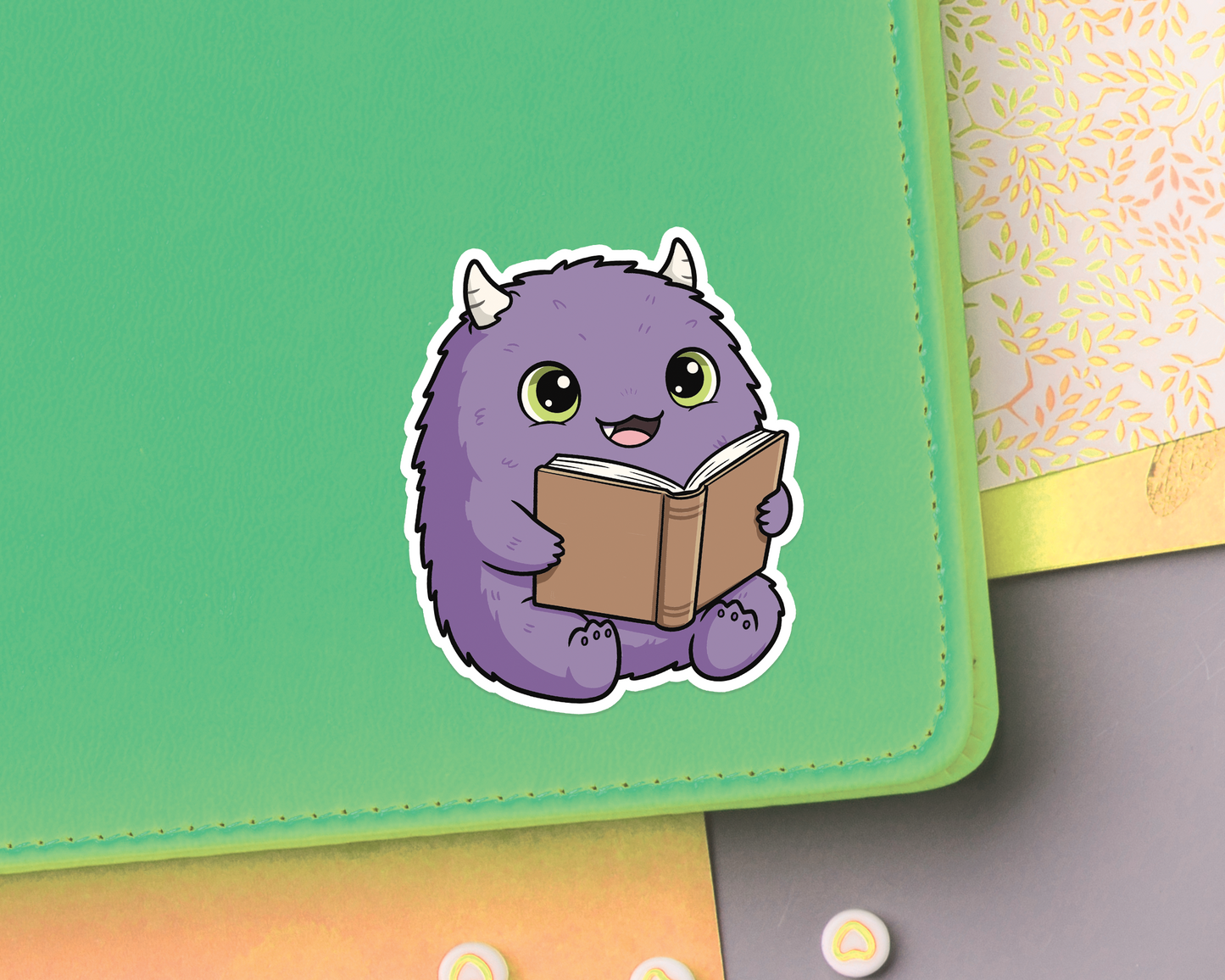 Monster Reading Sticker