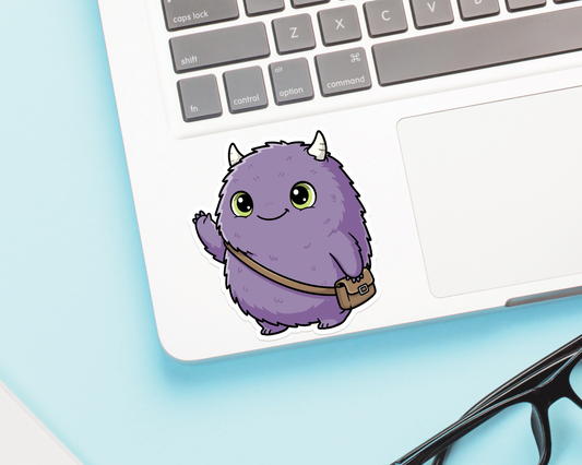 Monster Waving Sticker