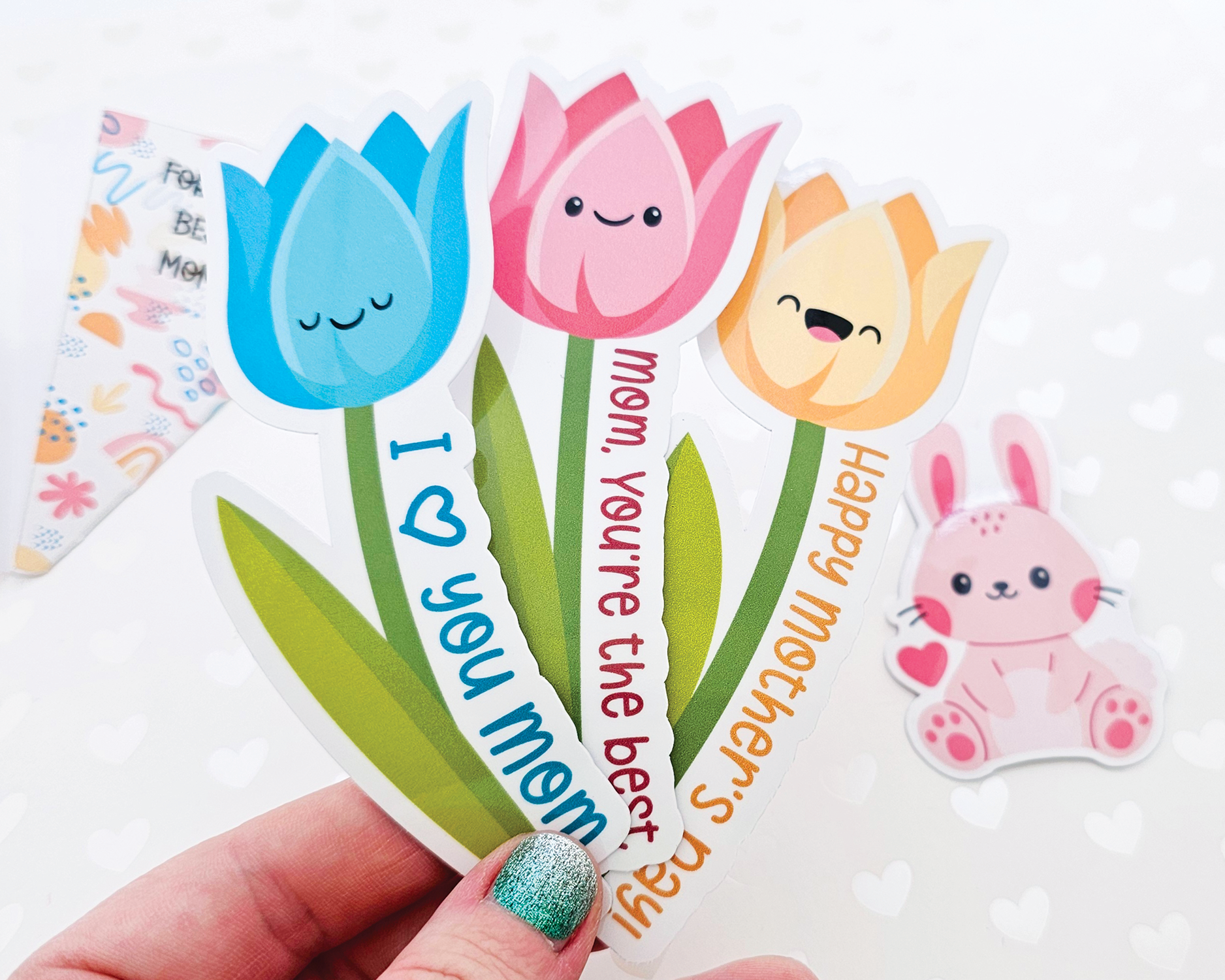 Mothers Day Sticker Bouquet