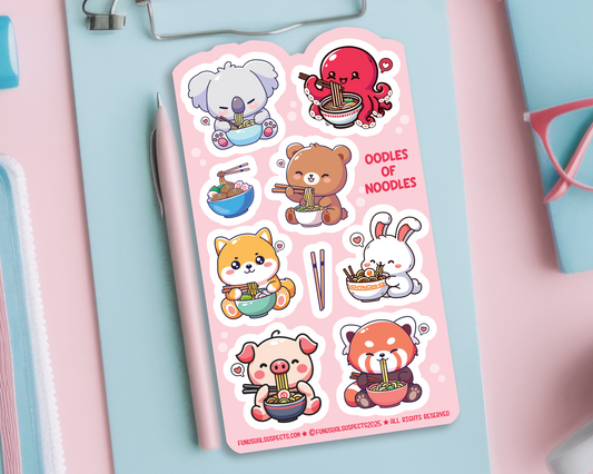 Noodle Sticker Sheet