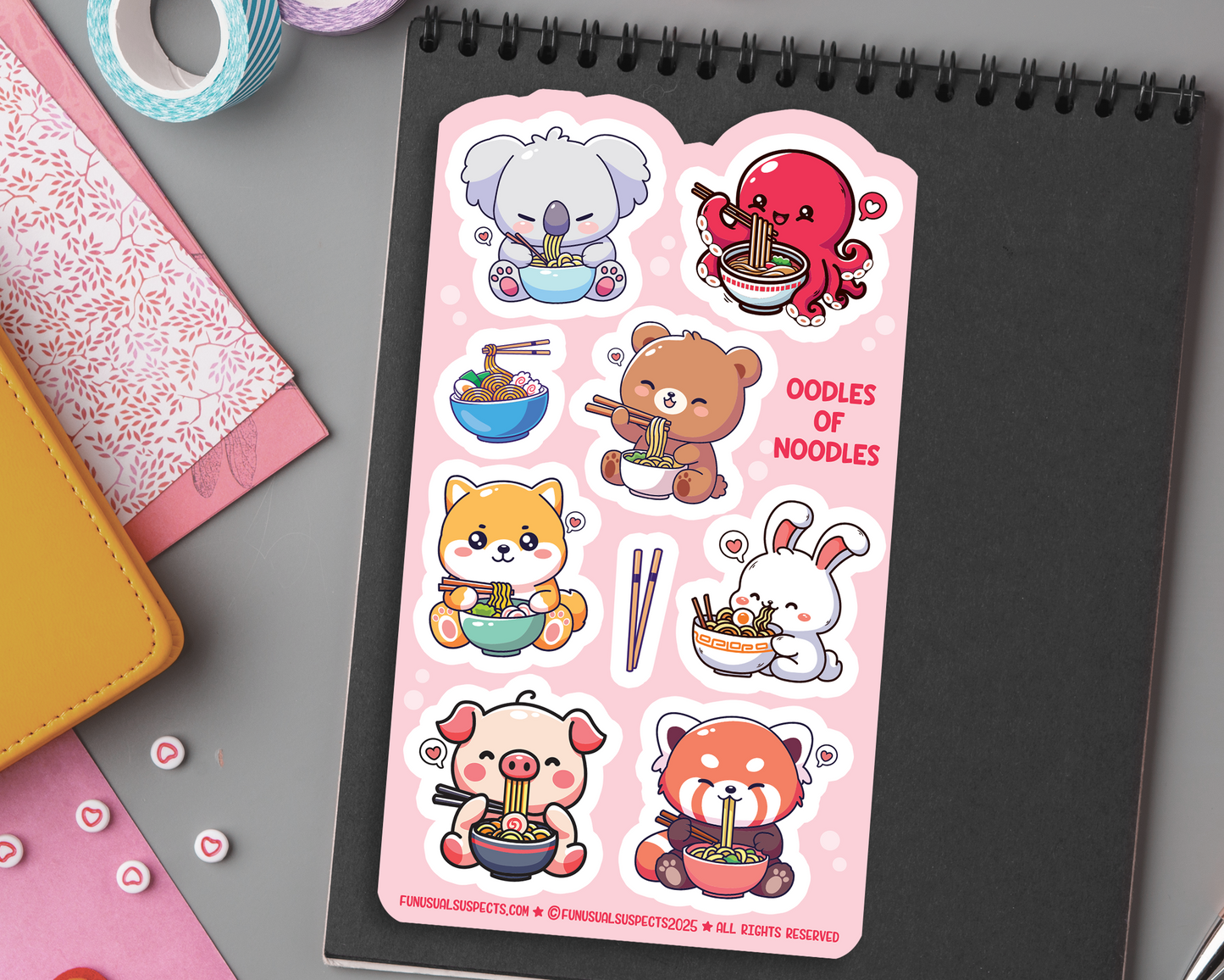 Noodle Sticker Sheet