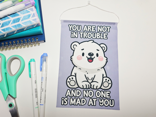 Encouraging Bear Mini Banner