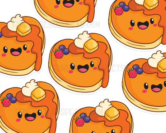 Heart Pancake Sticker
