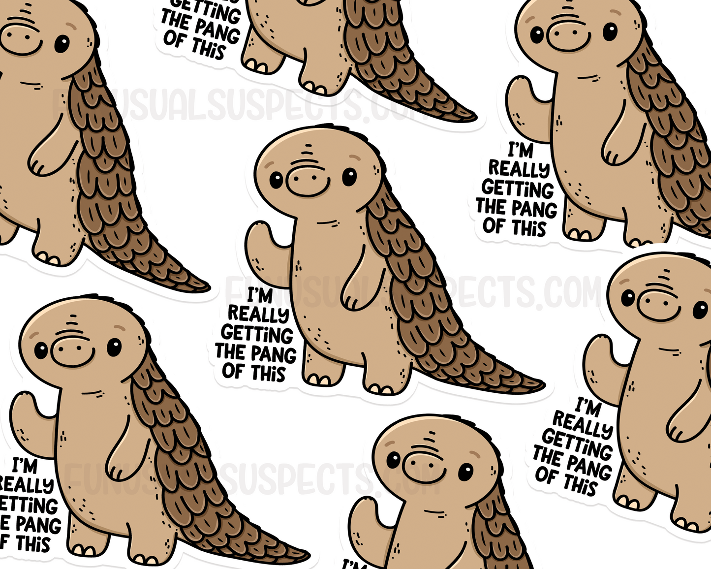 Pangolin Sticker