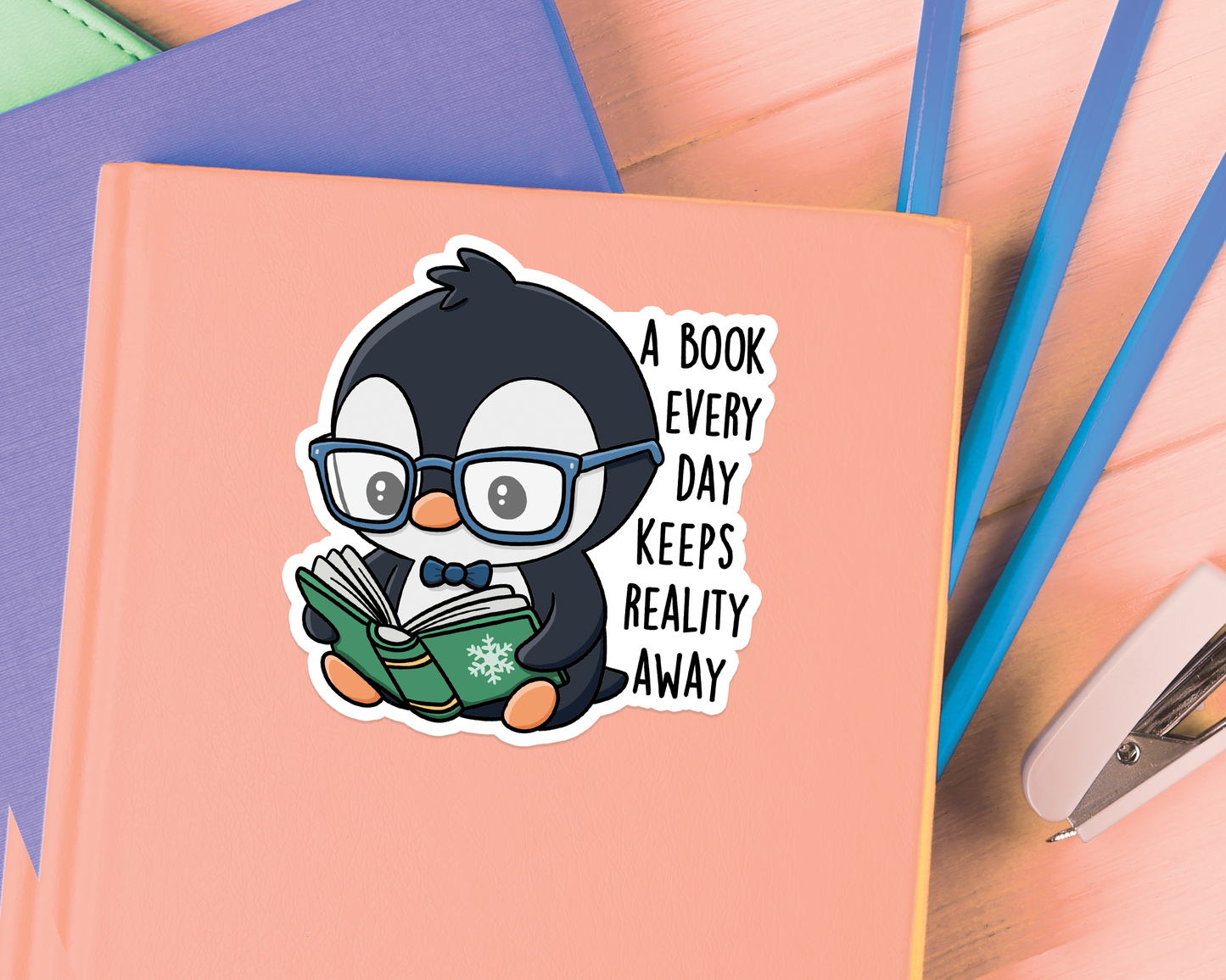 Penguin Book A Day Sticker
