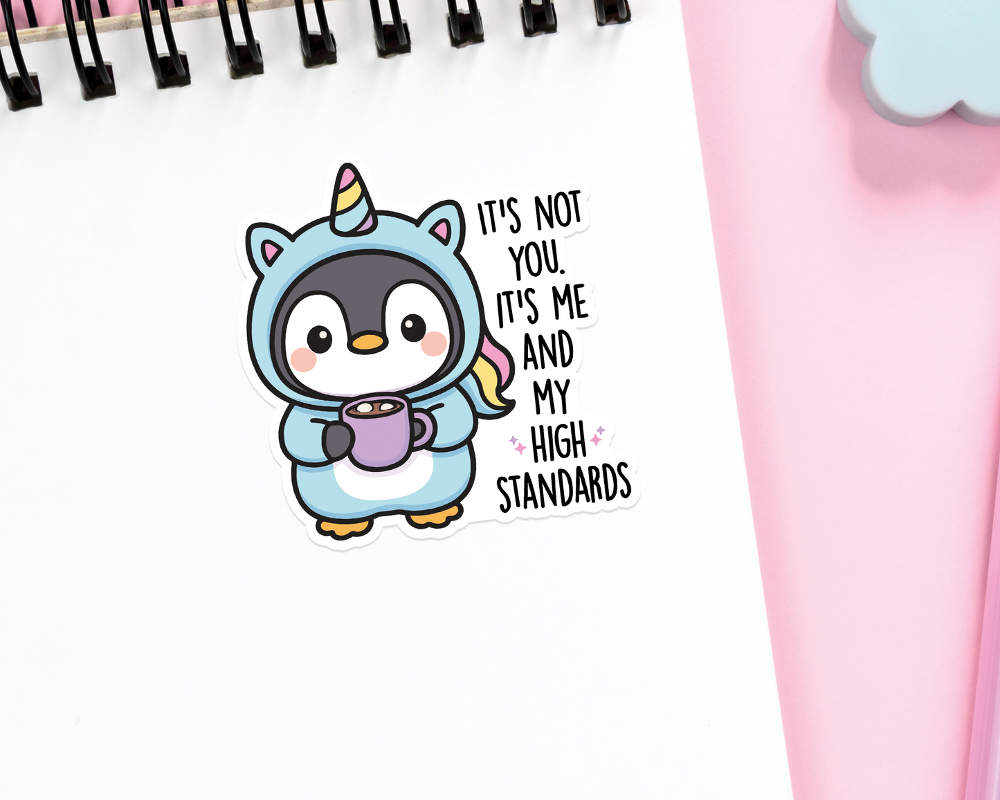 Penguin High Standards Sticker