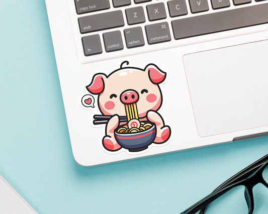 Pig Noodles Sticker