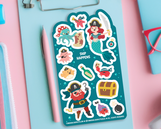 Pirate Sticker Sheet