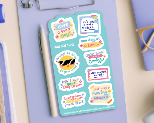 You Got This Positive Sticker Sheet