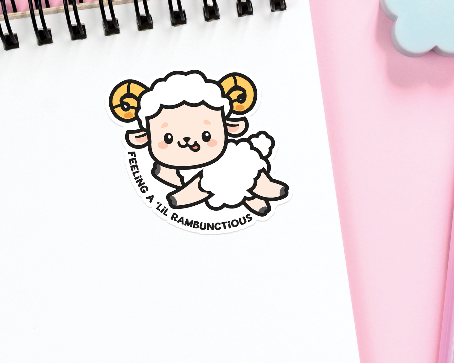 Rambunctious Ram Sticker