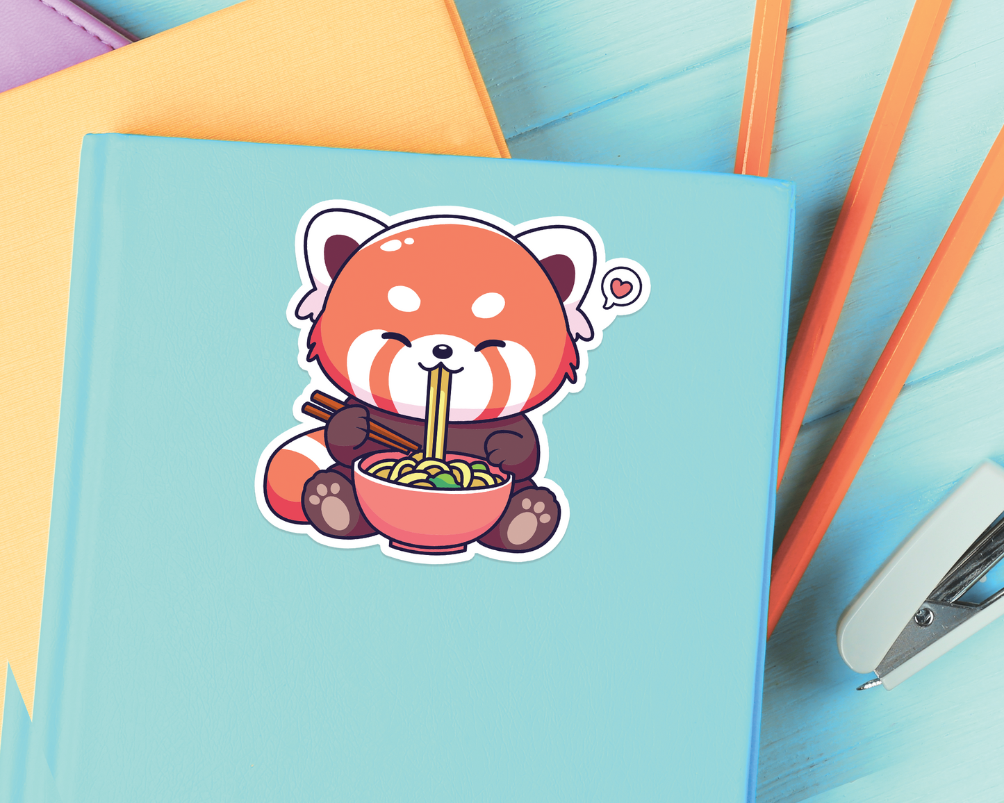 Red Panda Noodles Sticker