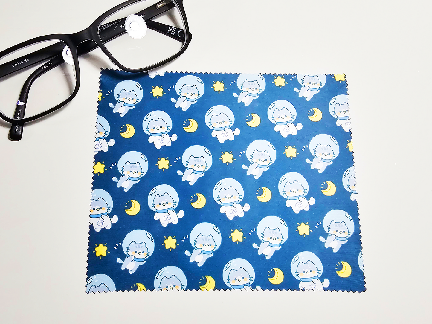 Cat Astronaut Screen Cleaning Cloth Set