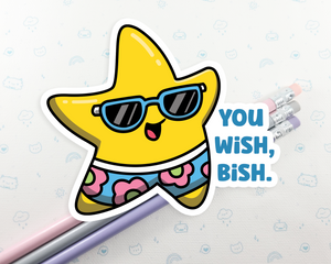 Star You Wish Bish Sticker