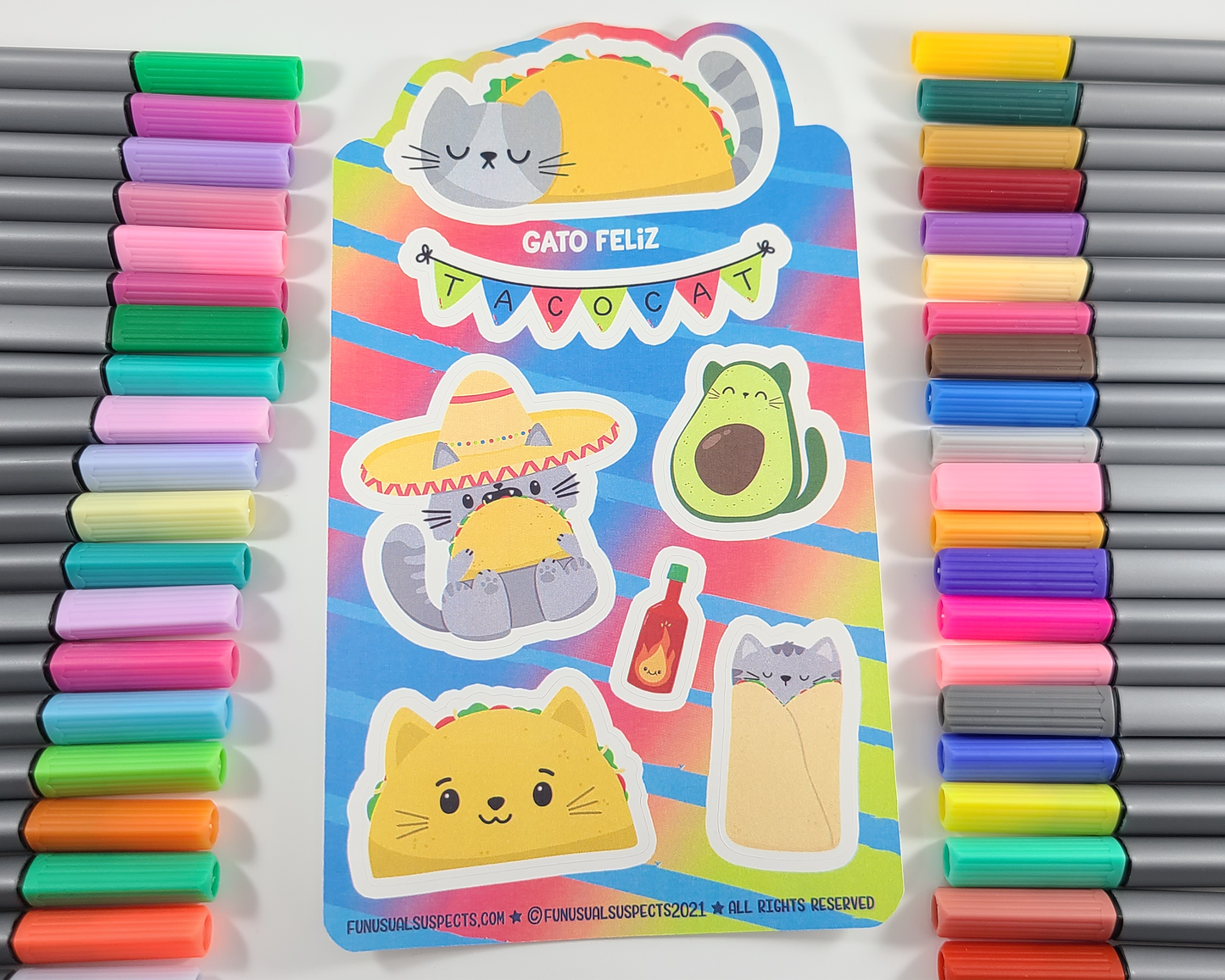 Tacocat Sticker Sheet
