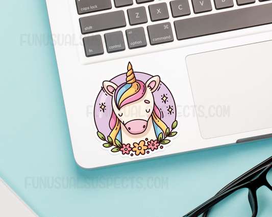 Unicorn Serene Sticker
