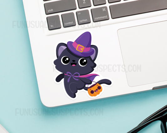 Cat Witch Sticker