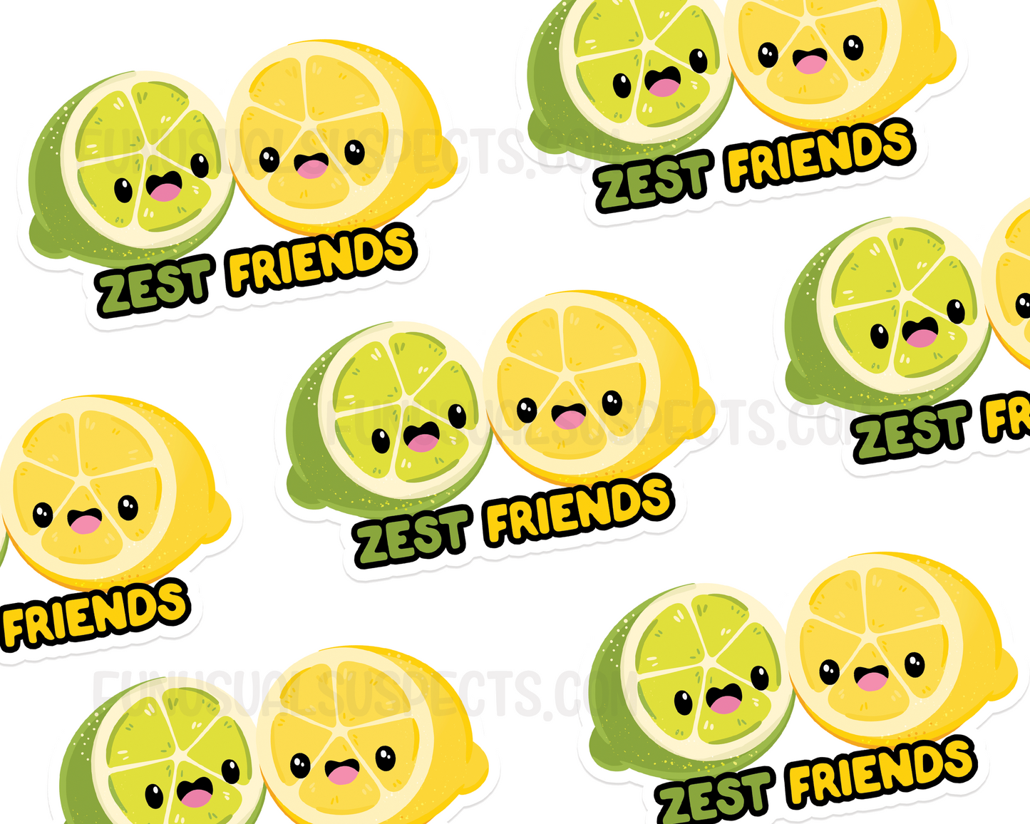 Zesties Sticker