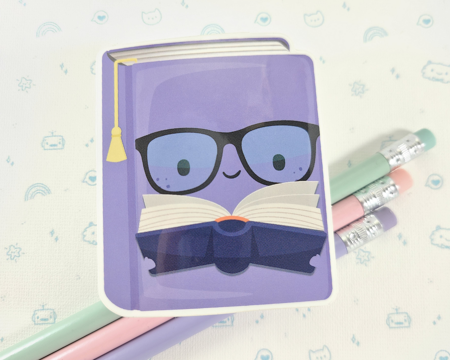 Book Reading Sticker