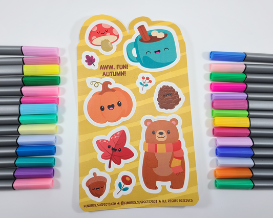 Autumn Sticker Sheet