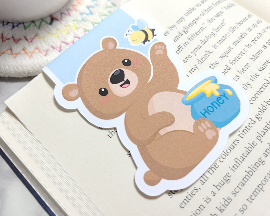 Bear & Bee Magnetic Bookmark