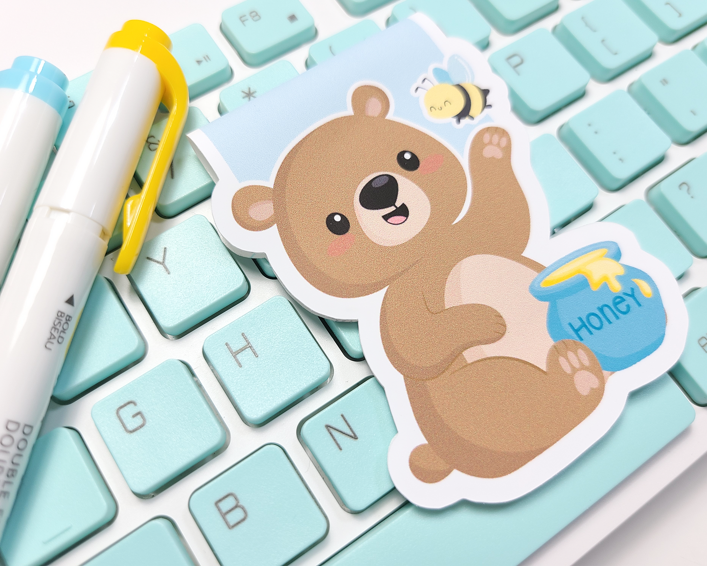 Bear & Bee Magnetic Bookmark