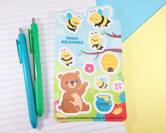 Honey Bee Sticker Sheet