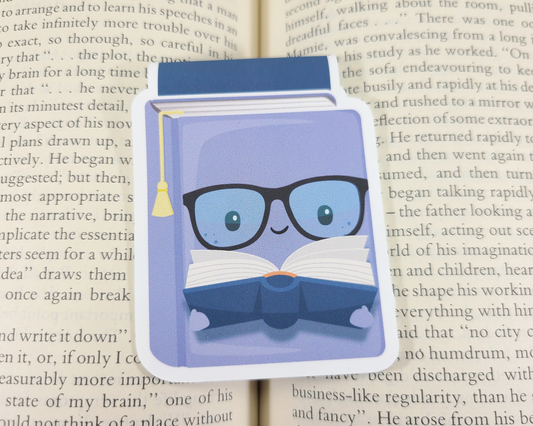 Book Reading Magnetic Bookmark