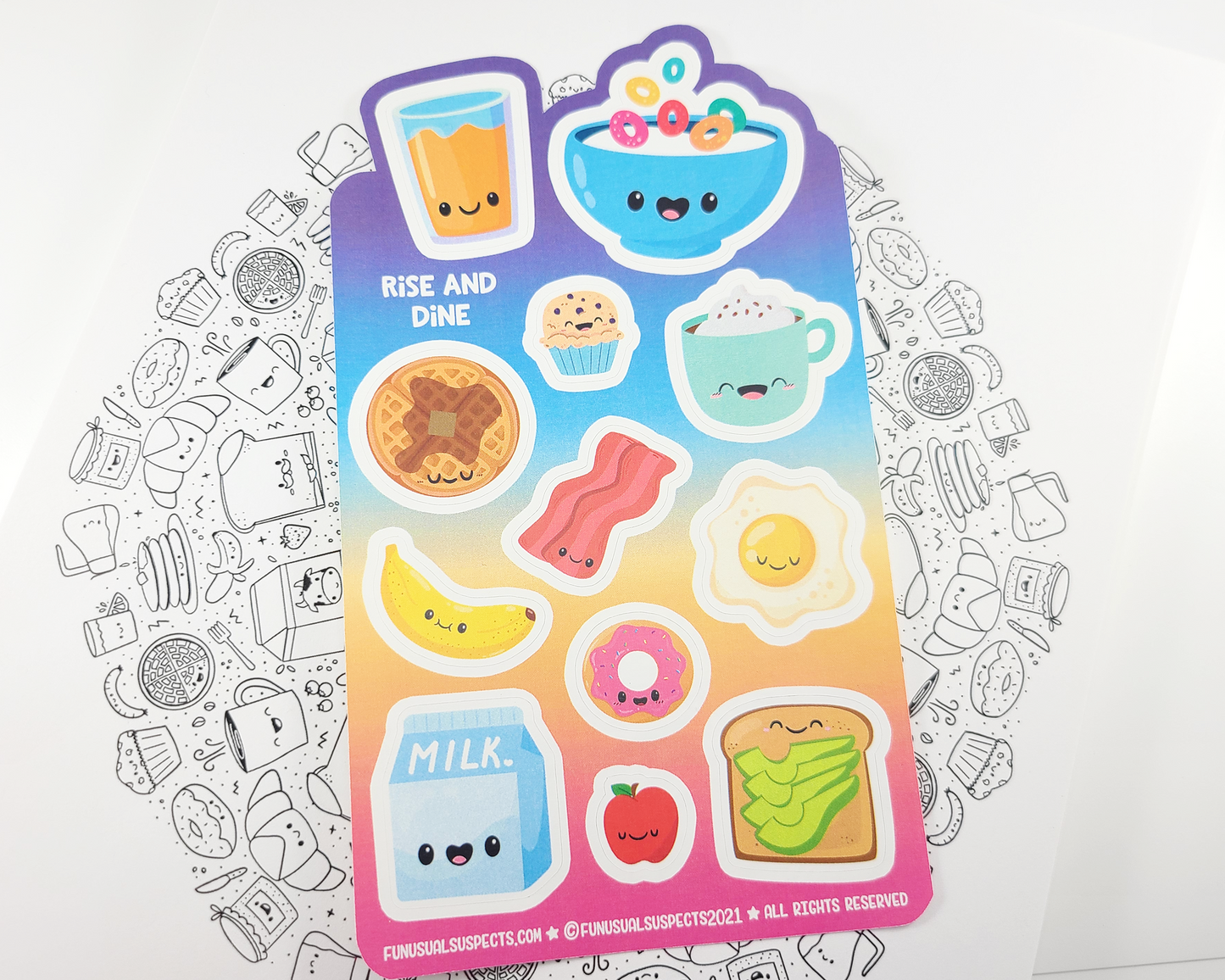 Breakfast Sticker Sheet