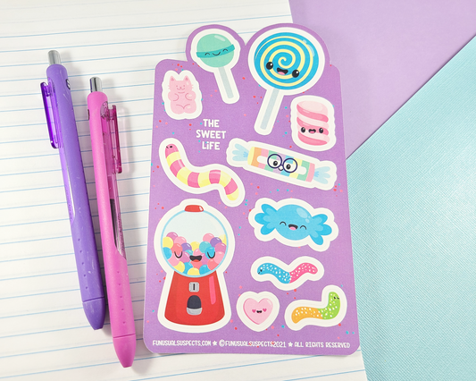Candy Sticker Sheet